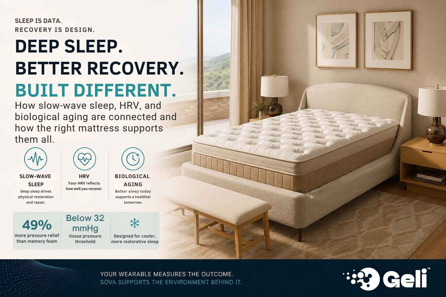 Deep Sleep, HRV, and Aging: Why Your Mattress May Be Affecting Recovery