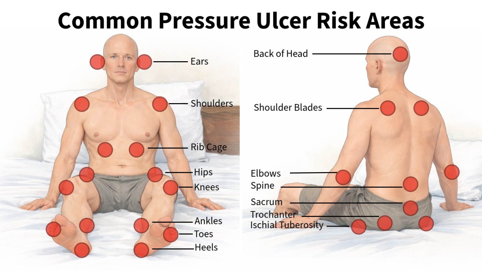 Clinician-Recommended Pressure Relief Mattress for Bed Sores (Pressure Ulcers)