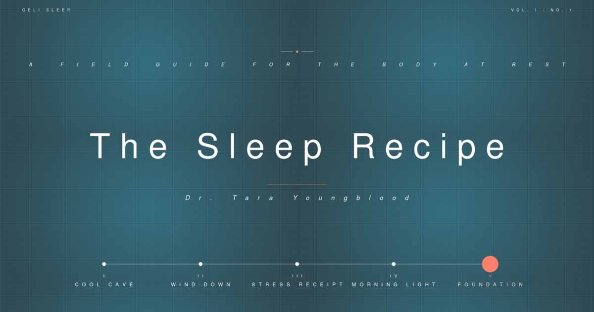 The Sleep Recipe: 5 Ingredients Every Good Night Needs