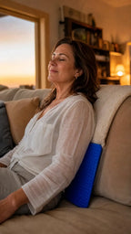 Geli Insert used while relaxing on a couch