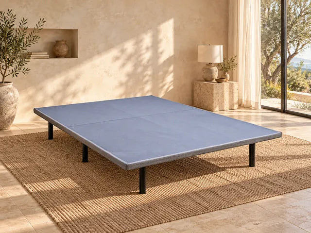 Geli Platform in a warm, sunlit bedroom